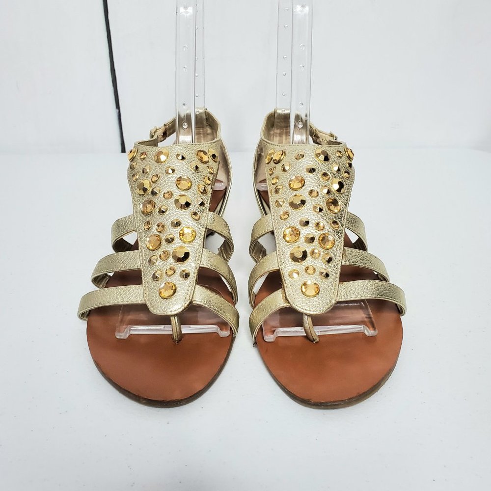 *SOLD* Fergie Islander Leather Thong Sandals - Picture 2 of 10